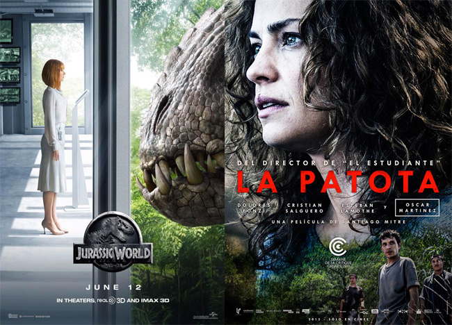 JURASSIC WORLD y LA PATOTA, son las 2 películas más esperadas de Junio.