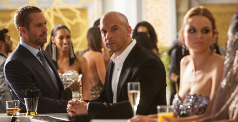 Still of Vin Diesel and Paul Walker in Fast & Furious 7 (2015)