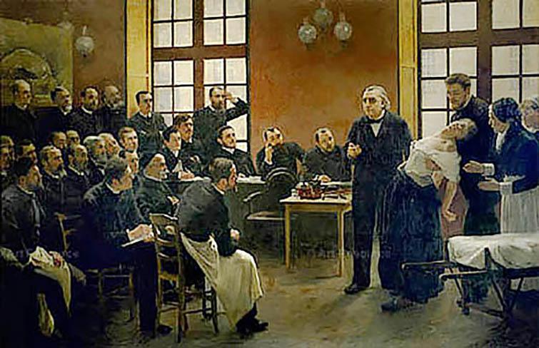 LECCIÓN CLÍNICA EN LA SALPETRIERE (1887)