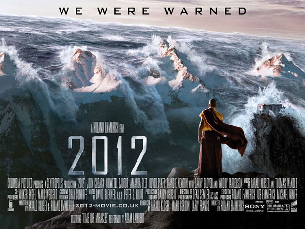 2012 dirigida por Roland Emmerich, uno de los maestros del género junto a Wolfgang Petersen.