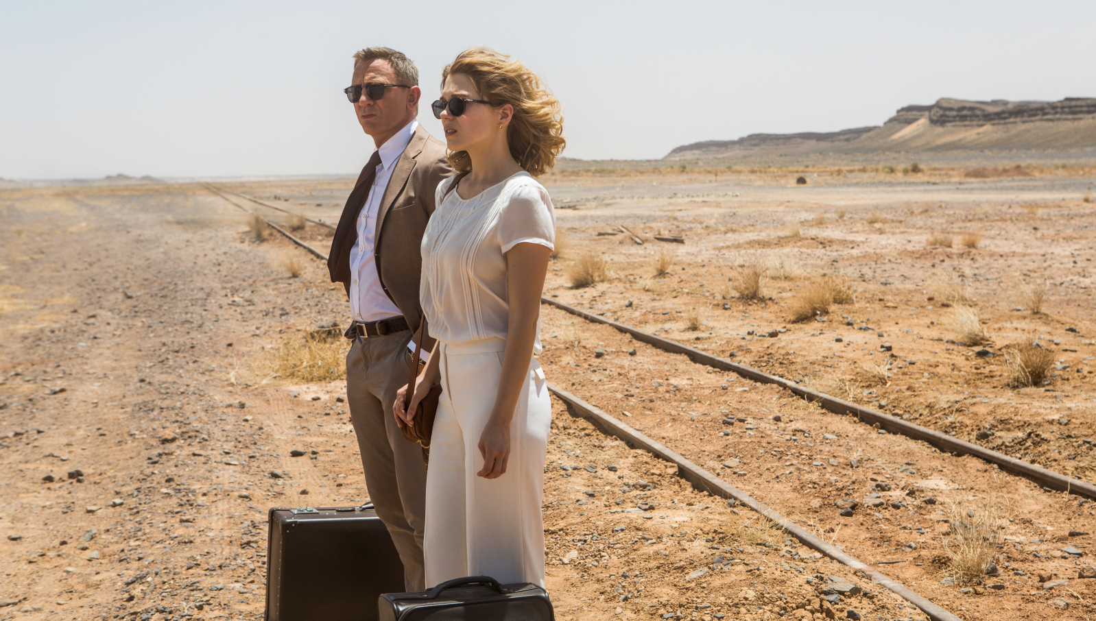 Daniel Craig and Léa Seydoux in Metro-Goldwyn-Mayer Pictures/Columbia Pictures/EON Productions action adventure SPECTRE.