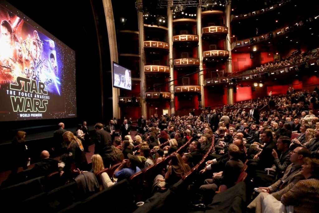 El interior de la sala El capitan contó con tecnología Christie y Dolby.