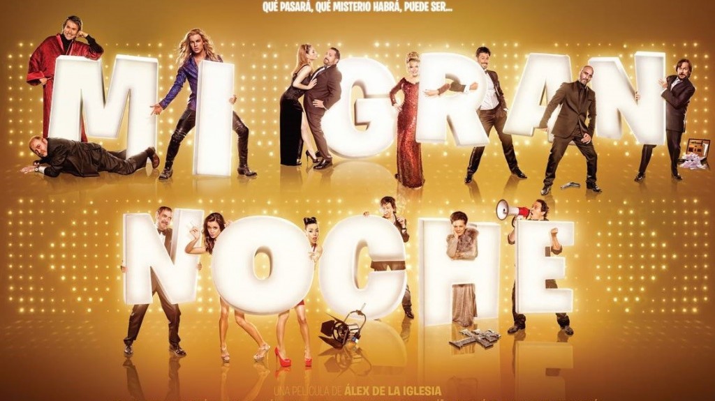 Todas las estrellas de “Mi gran noche” aparecen en el póster promocional de la película.