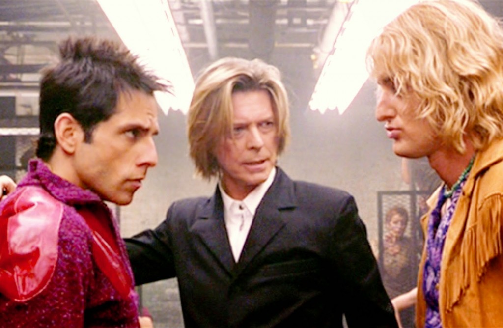 David Bowie ofició como jurado de pasarela entre Hansel y Derek en “Zoolander".