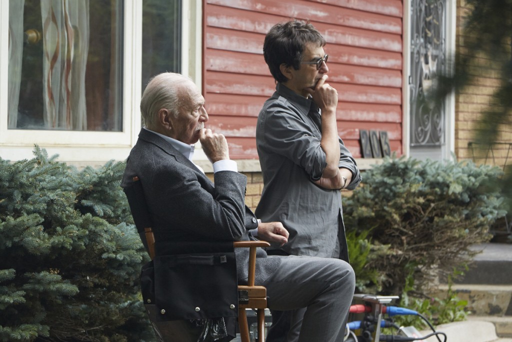 Atom Egoyan (izq.) junto al protagonista de "Recuerdos secretos", Christopher Plummer.