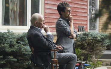 Atom Egoyan (izq.) junto al protagonista de "Recuerdos secretos", Christopher Plummer.