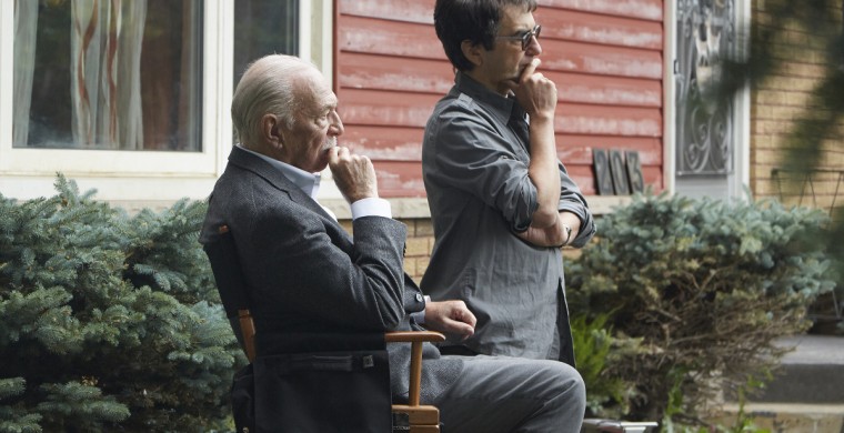 Atom Egoyan (izq.) junto al protagonista de "Recuerdos secretos", Christopher Plummer.