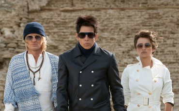 Left to right: Owen Wilson plays Hansel, Ben Stiller plays Derek Zoolander and Penelope Cruz plays Valentina Valencia in Zoolander 2 from Paramount Pictures.