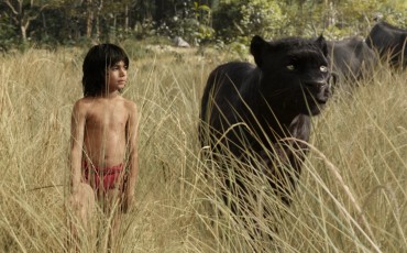 THE JUNGLE BOOK - (L-R) MOWGLI and BAGHEERA. ©2015 Disney Enterprises, Inc. All Rights Reserved.