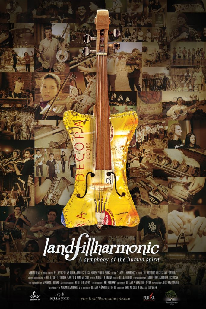 Póster de “Landfill Harmonic.”