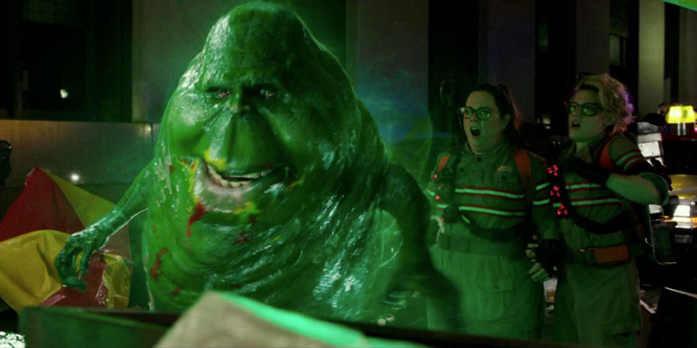 "Slimer", el más popular de los fantasmas de la saga.