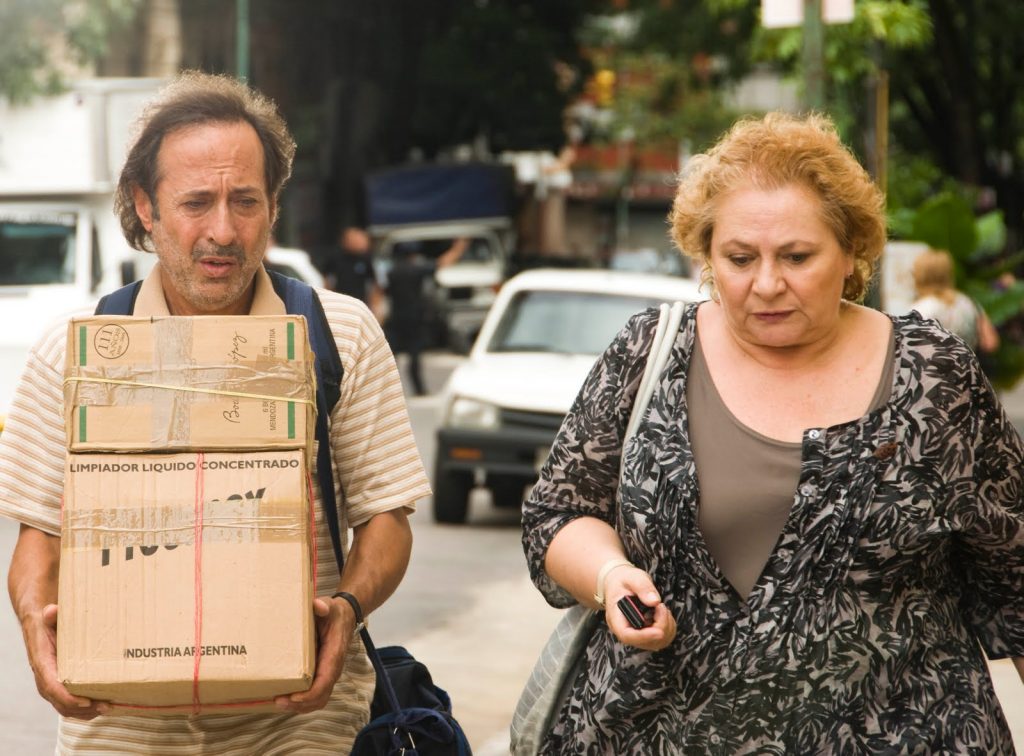 Guillermo Francella y Rita Cortese en "Los Marziano".